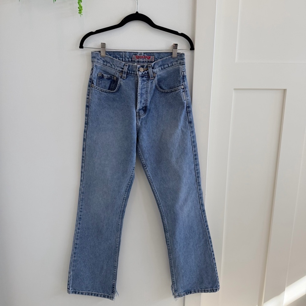 Vintage Silver Jeans Made in Canada High Rise Straight Leg Women's Size 27 x 30